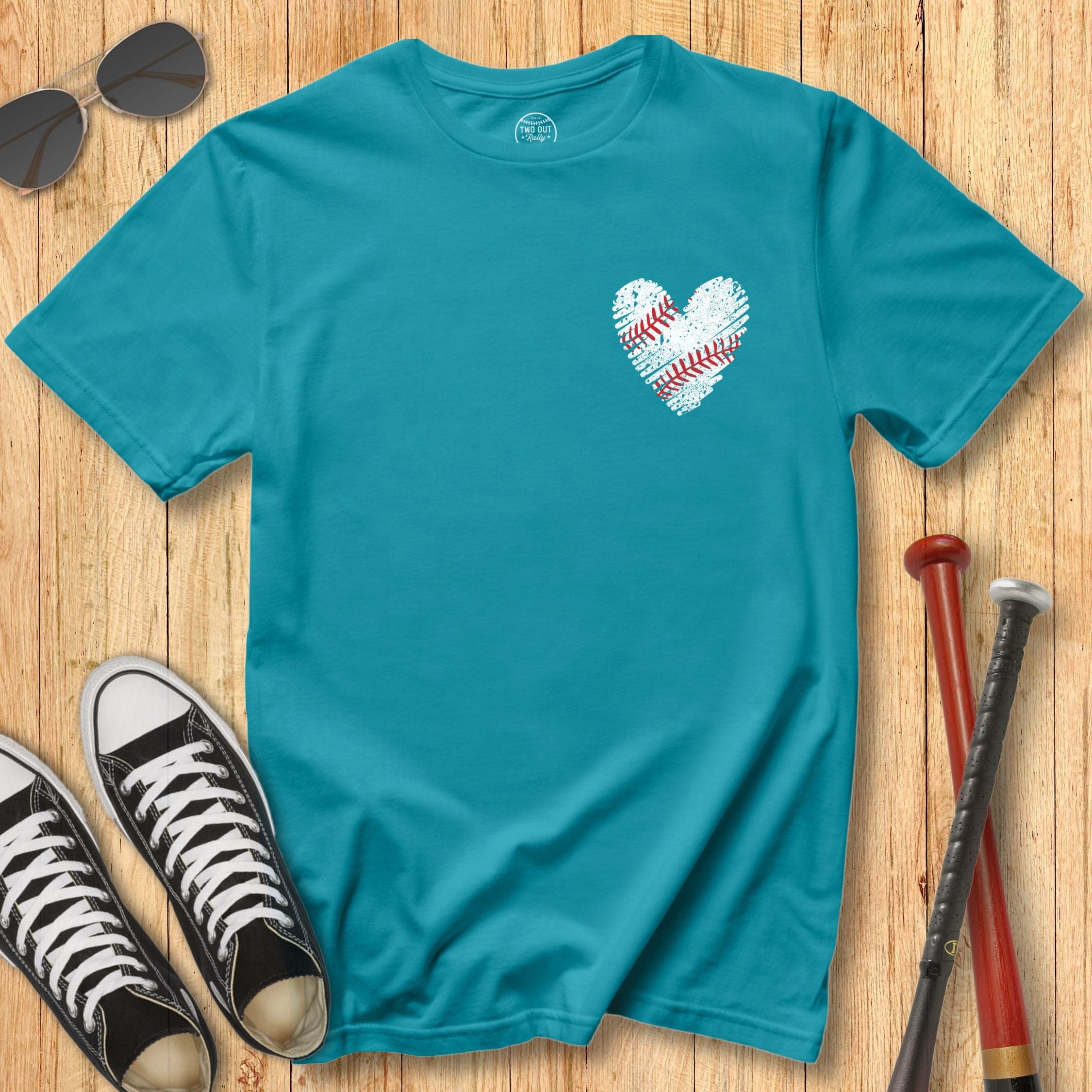 Brush Heart Laces Tee
