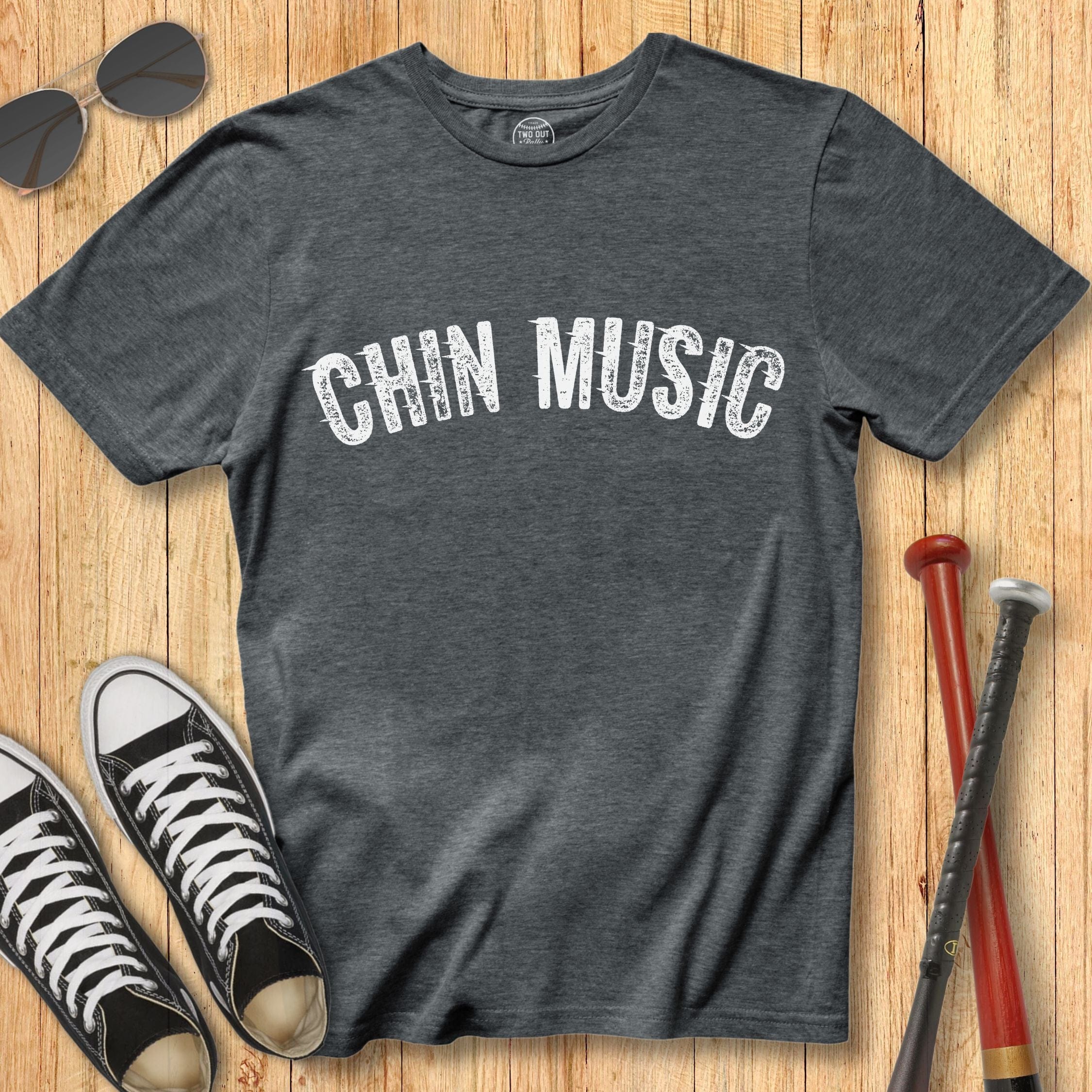 Chin Music Stamp Tee