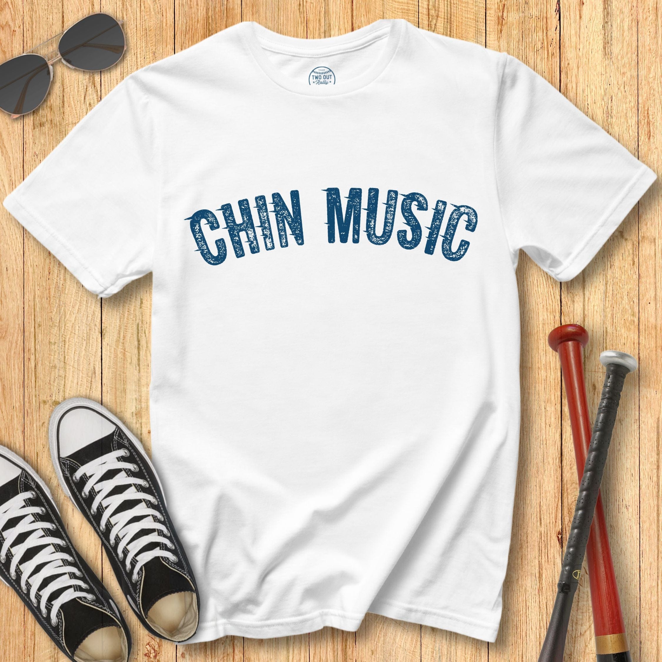 Chin Music Stamp Tee