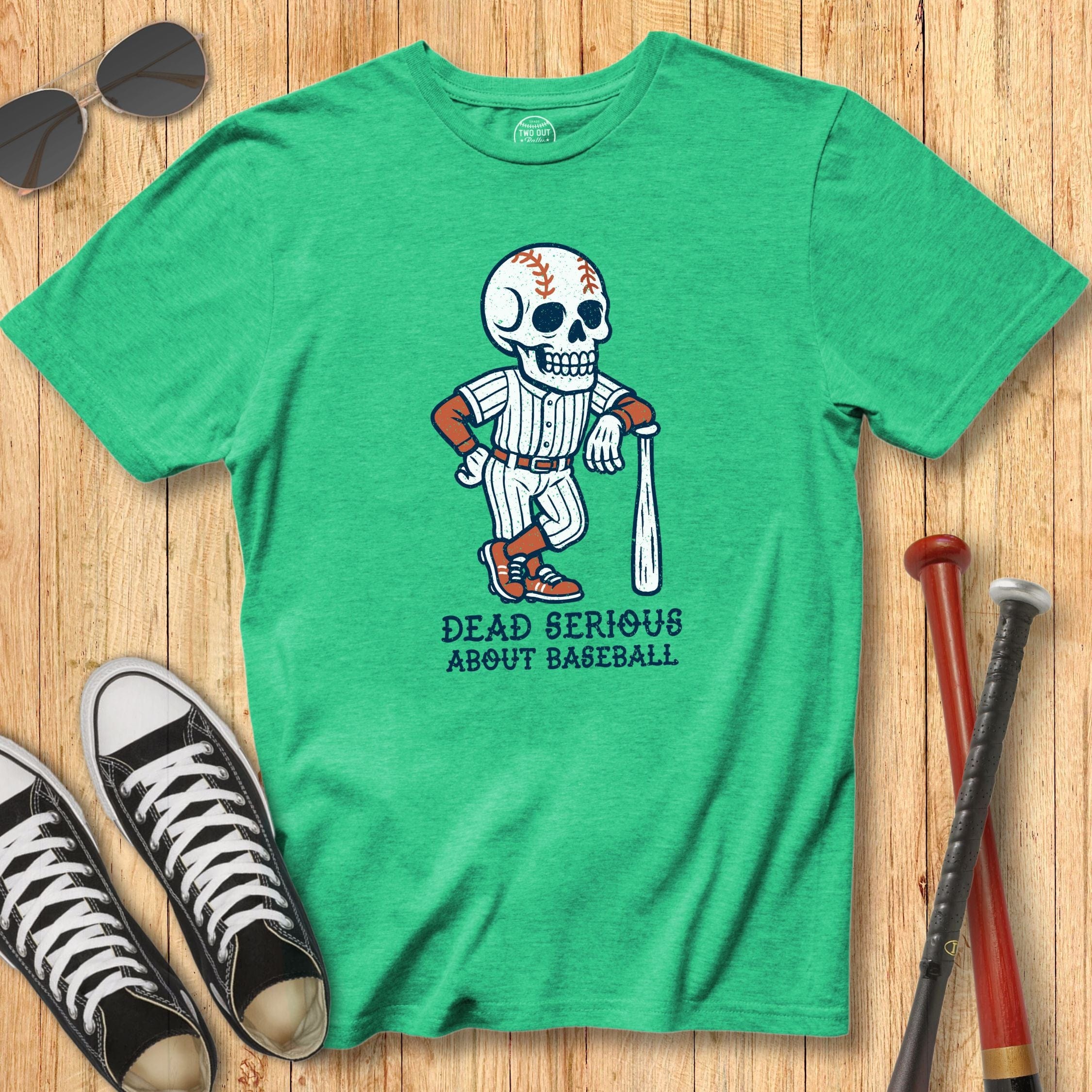 Dead Serious Skeleton Mascot Tee