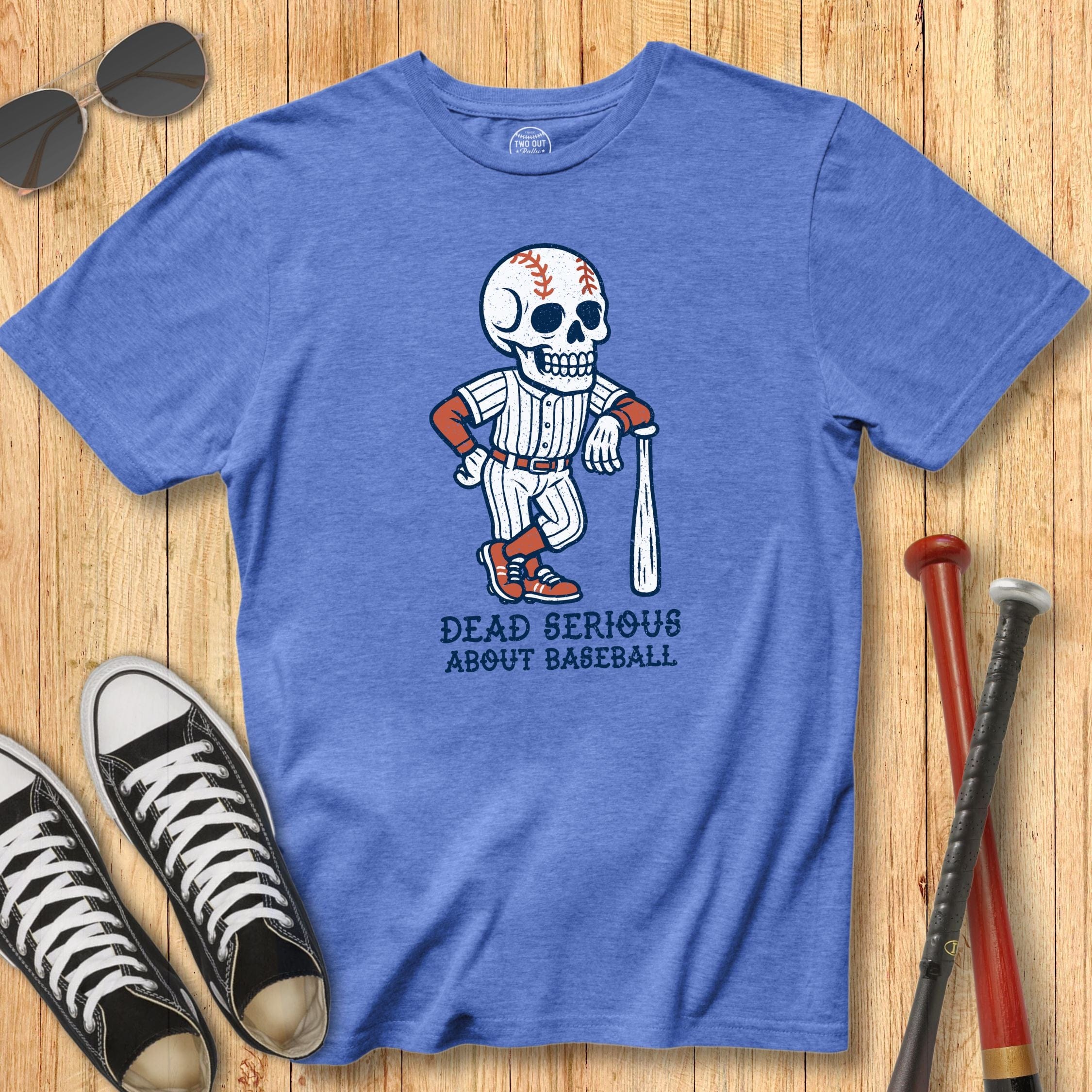 Dead Serious Skeleton Mascot Tee