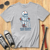Dead Serious Skeleton Mascot Tee
