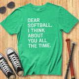 Dear Softball Block Tee
