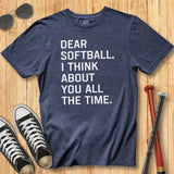 Dear Softball Block Tee