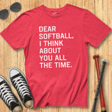 Dear Softball Block Tee