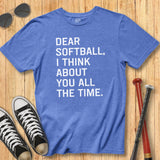 Dear Softball Block Tee