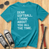 Dear Softball Block Tee