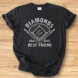Diamonds Best Friend Premium Tee