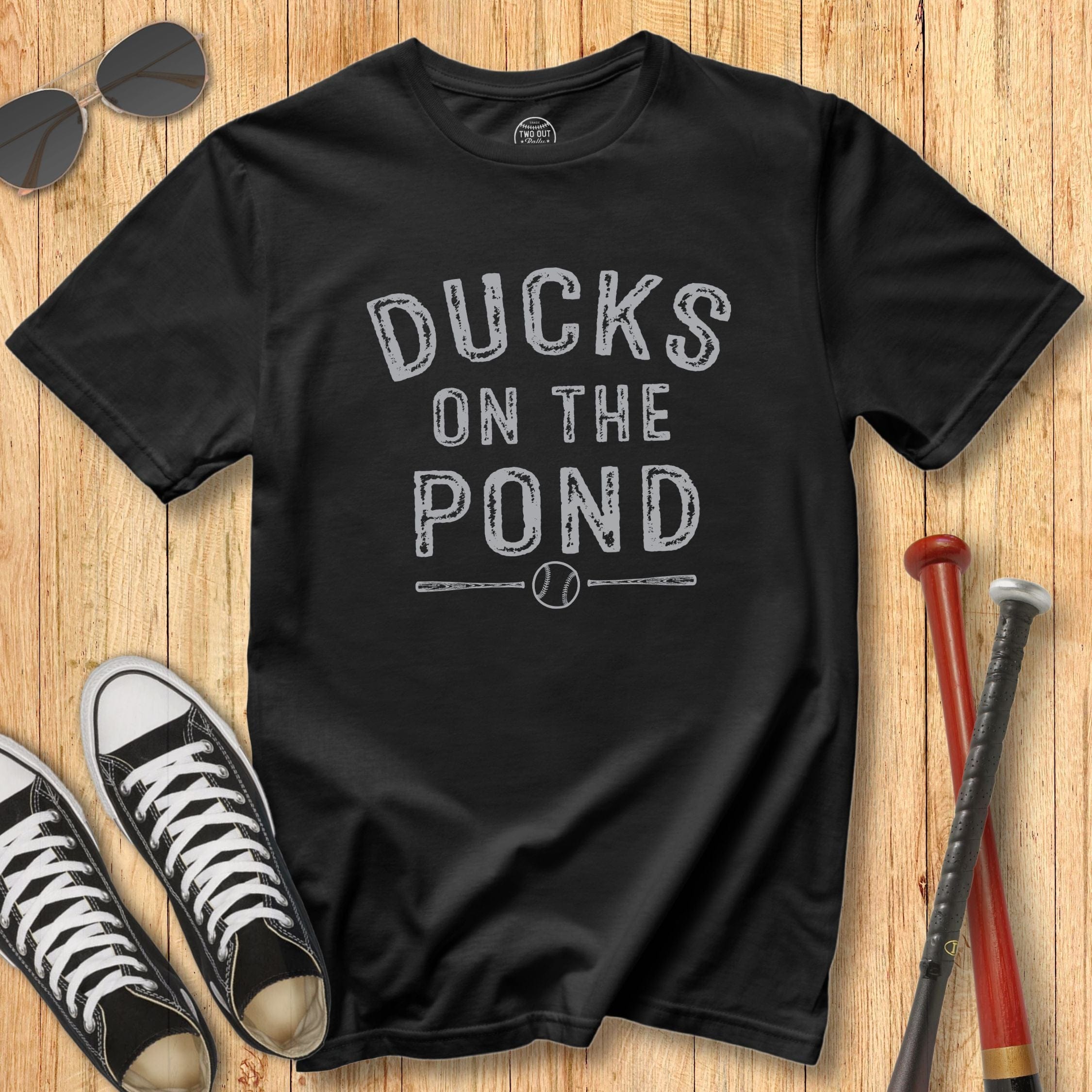 Ducks on Pond Stamp Tee