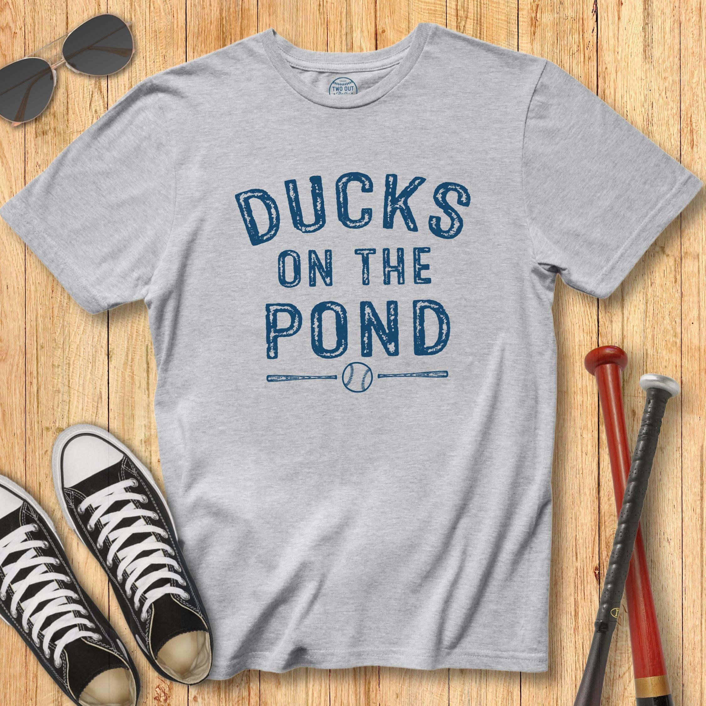 Ducks on Pond Stamp Tee