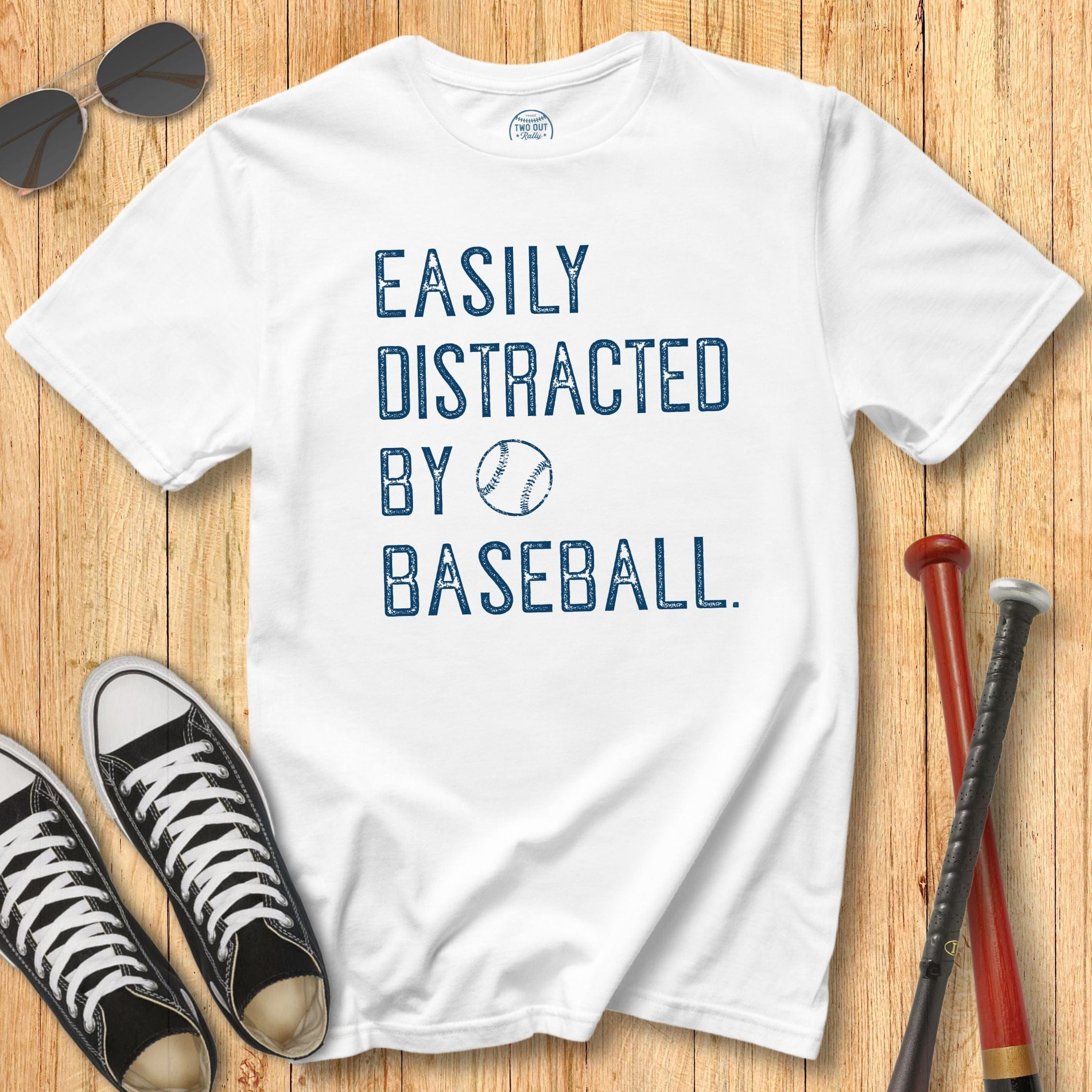 Easily Distracted by Baseball Tee