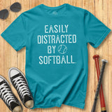 Easily Distracted Softball Tee