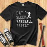 Eat Sleep Baseball Youth Tee