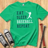 Eat Sleep Baseball Youth Tee