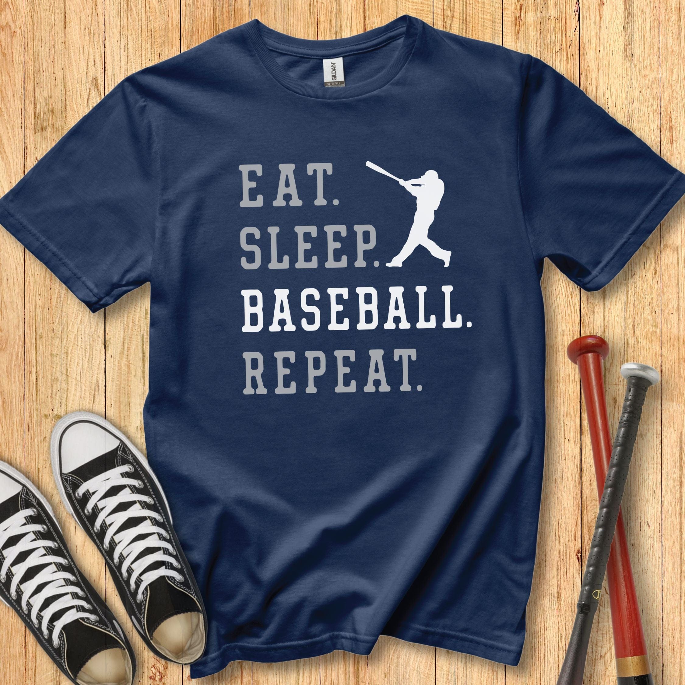 Eat Sleep Baseball Youth Tee