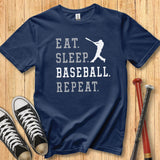 Eat Sleep Baseball Youth Tee