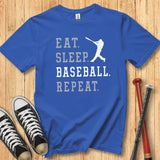 Eat Sleep Baseball Youth Tee
