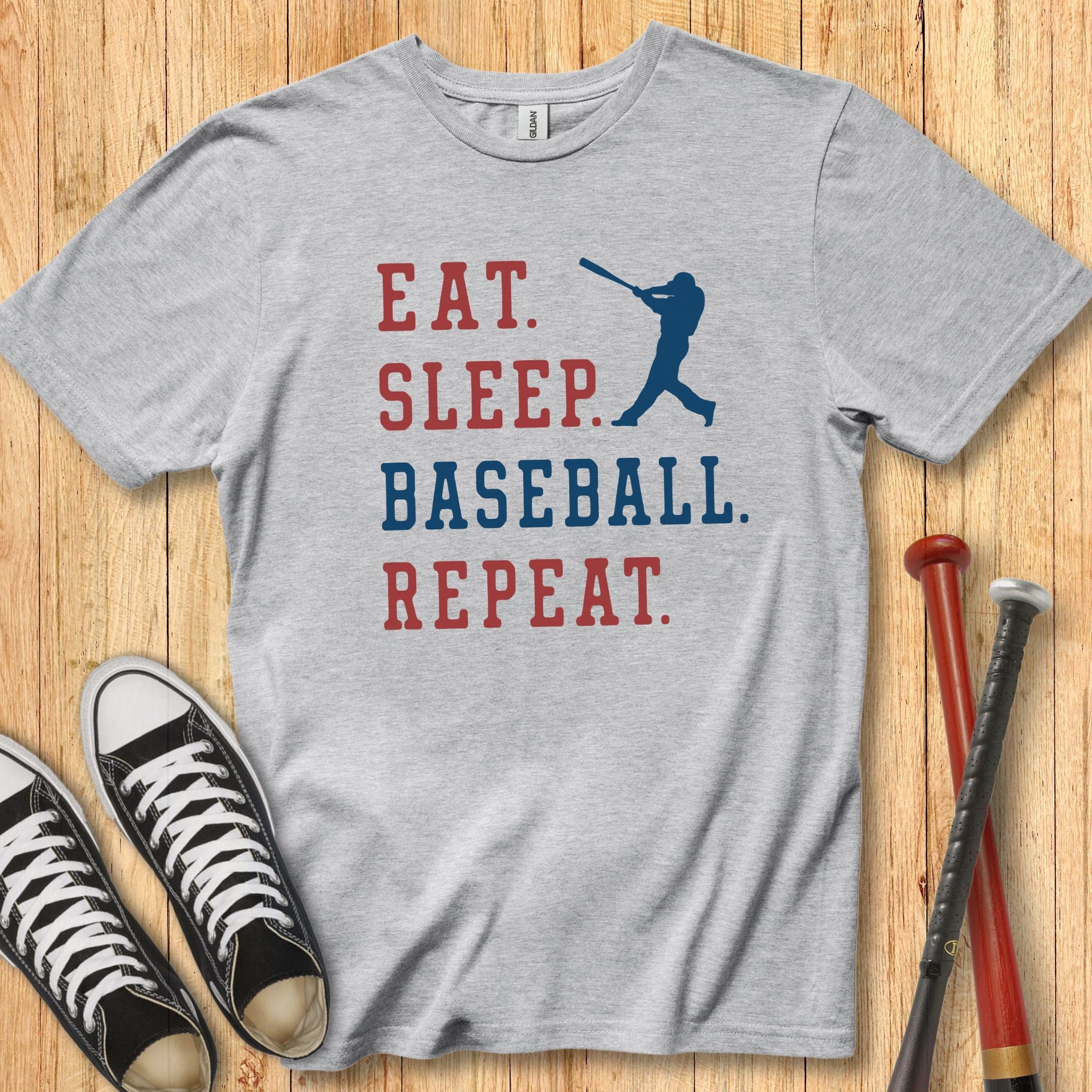 Eat Sleep Baseball Youth Tee