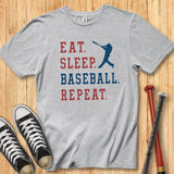 Eat Sleep Baseball Youth Tee