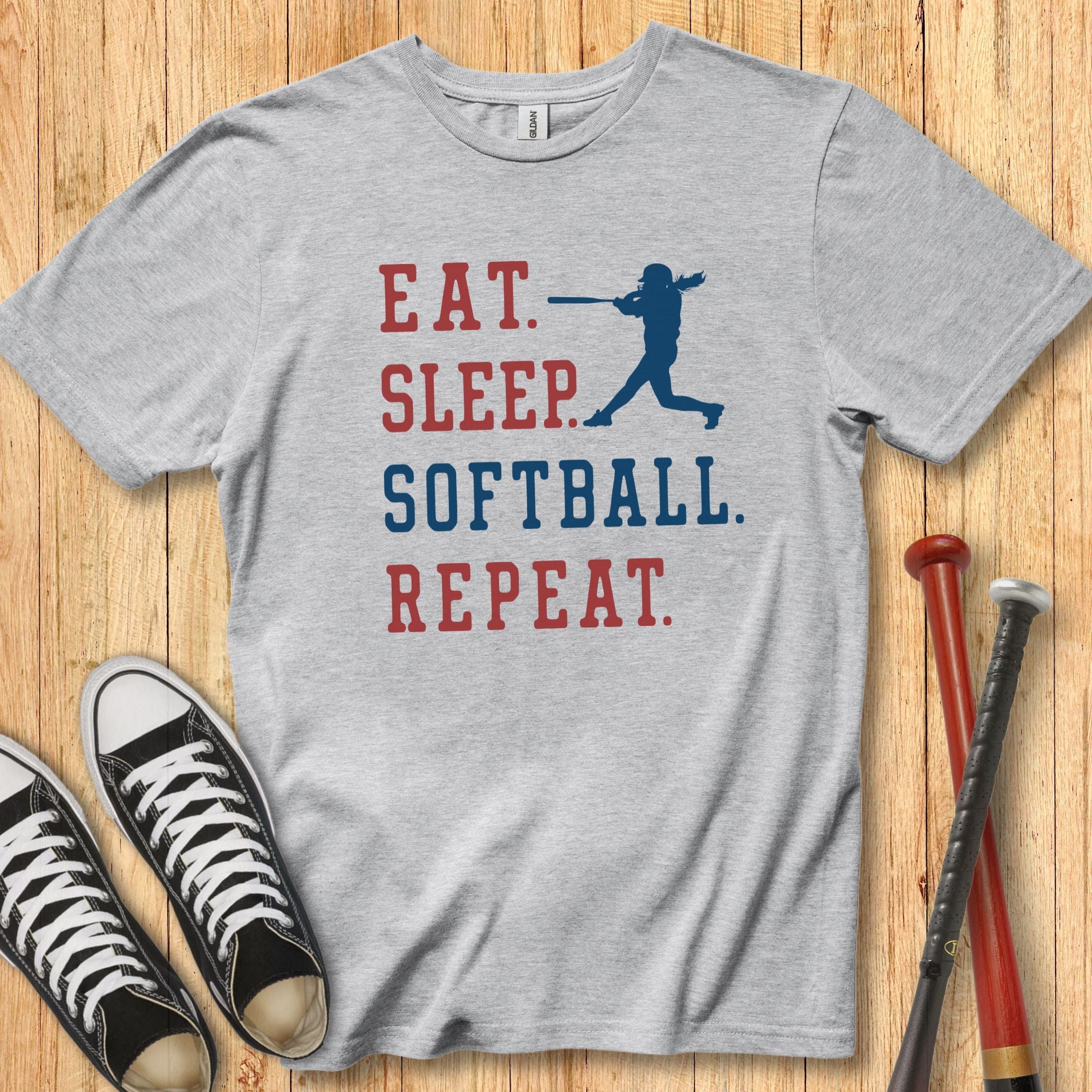 Eat Sleep Softball Youth Tee