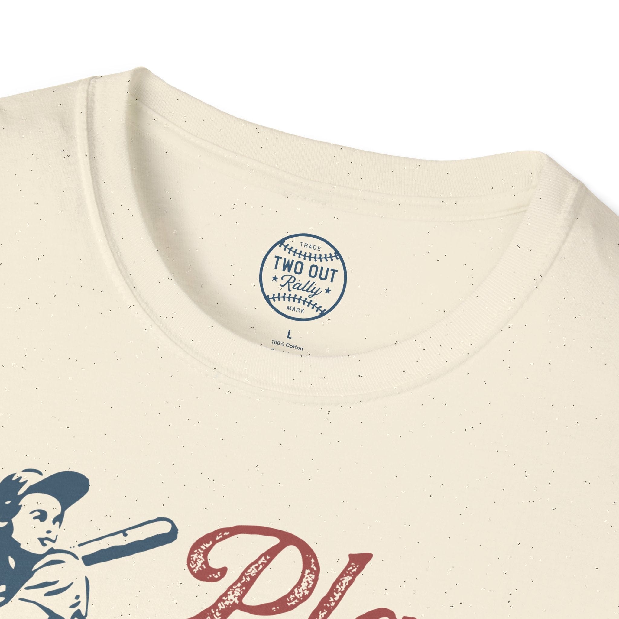 Vintage Play Ball Like a Girl Tee