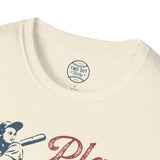Vintage Play Ball Like a Girl Tee