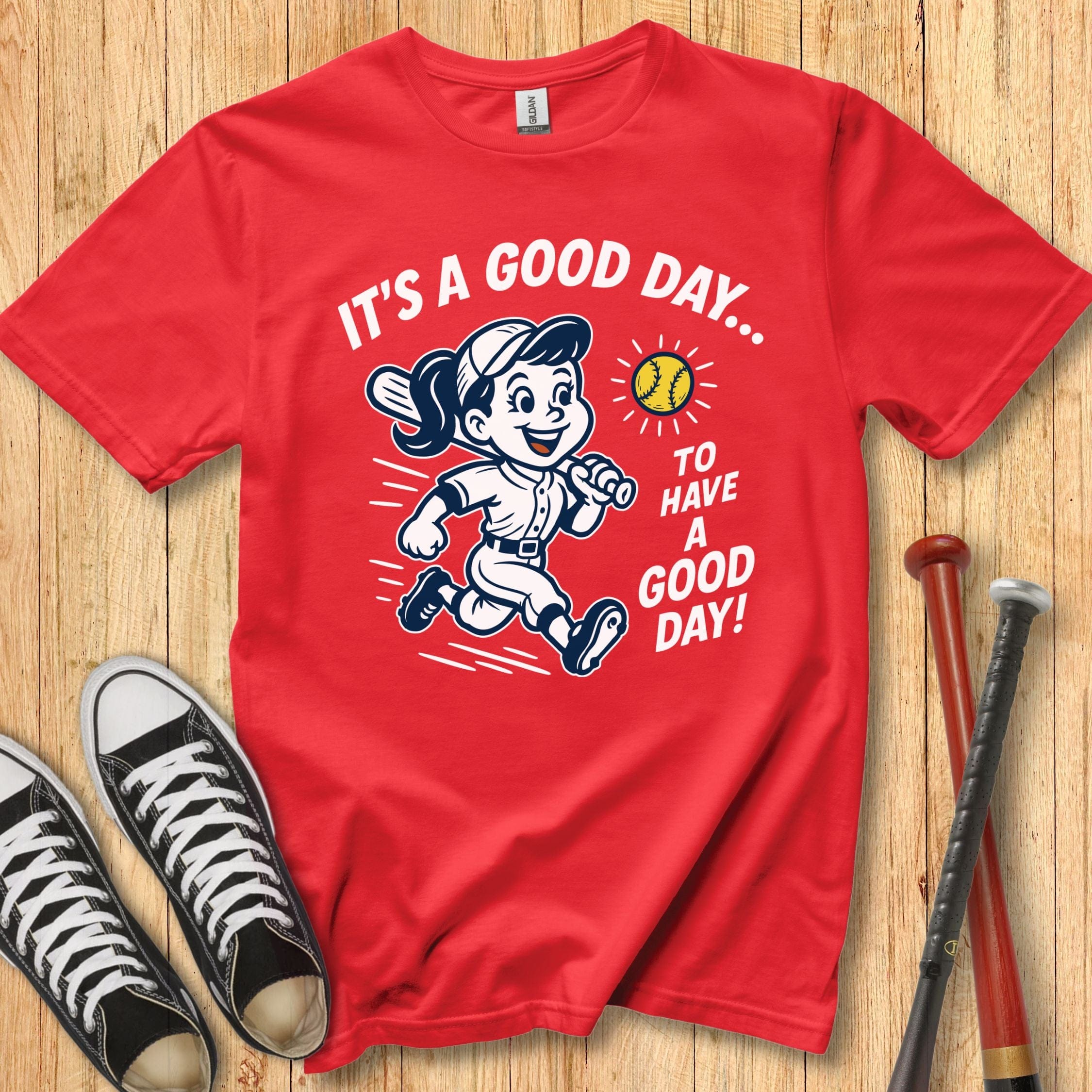 Good Day Girl Mascot Youth Tee