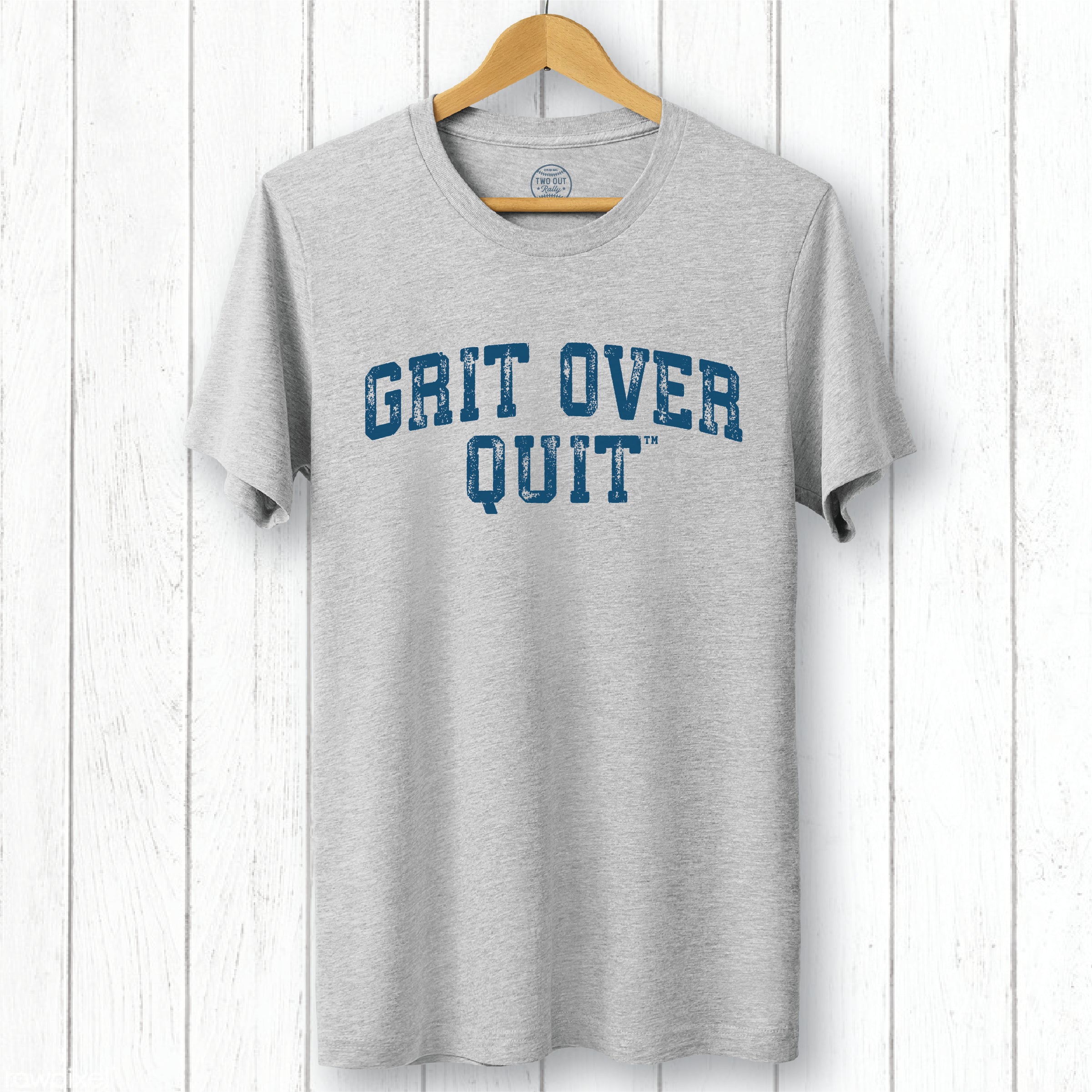 Grit Over Quit Block Arch Tee