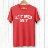 Grit Over Quit Block Arch Tee