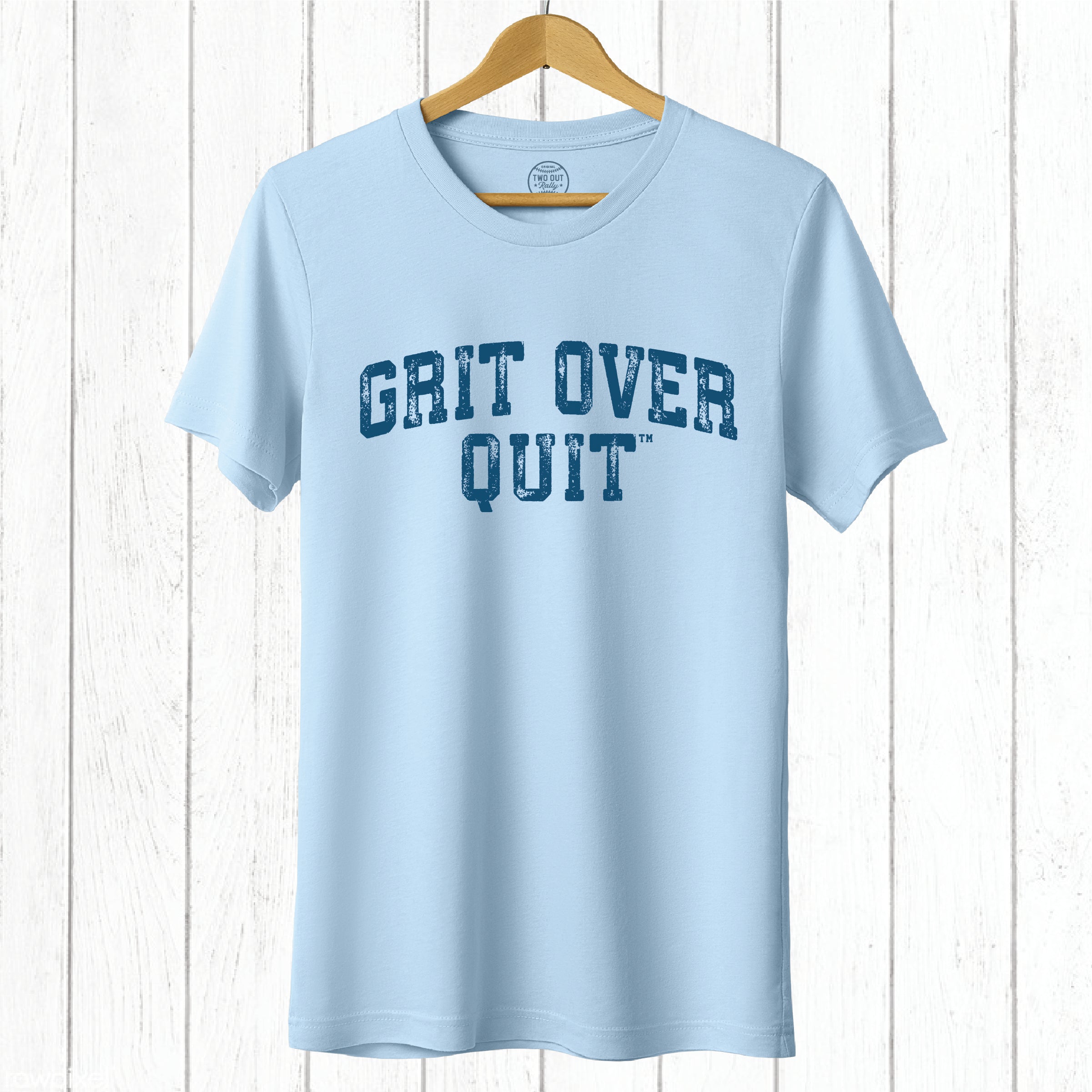 Grit Over Quit Block Arch Tee