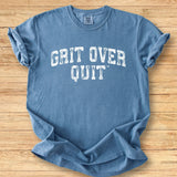 Grit Over Quit Arch - Premium Tee