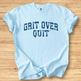 Grit Over Quit Arch - Premium Tee