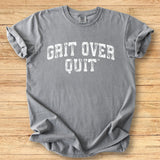 Grit Over Quit Arch - Premium Tee