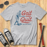 Vintage Grit Over Quit Batter Tee