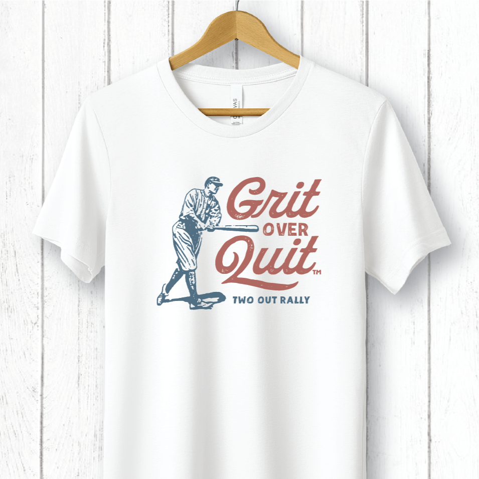 Vintage Grit Over Quit Batter Tee