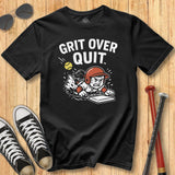 Grit Over Quit Girl Mascot Tee