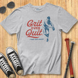 Vintage Grit Over Quit Pitcher Tee
