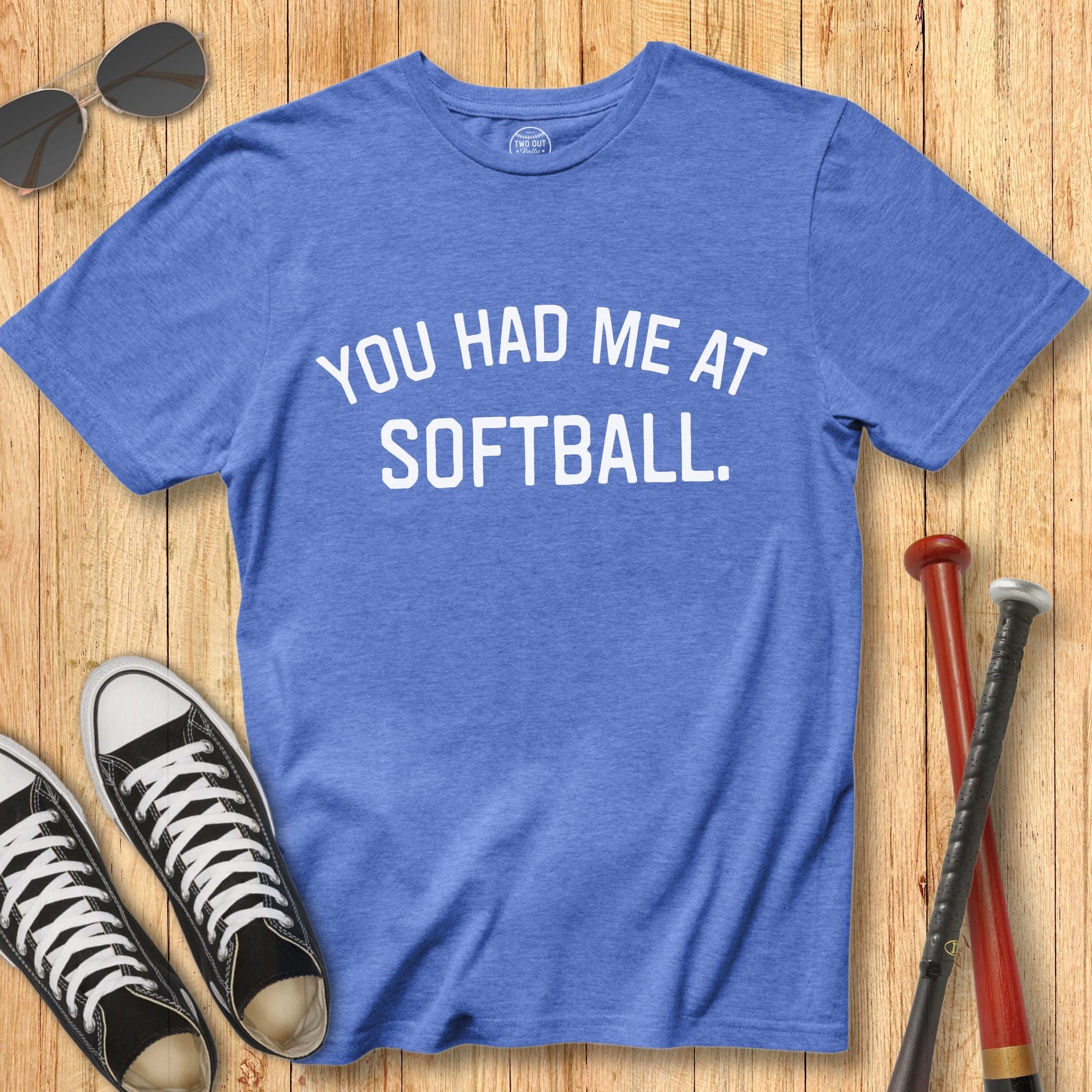 Had Me At Softball Block Tee