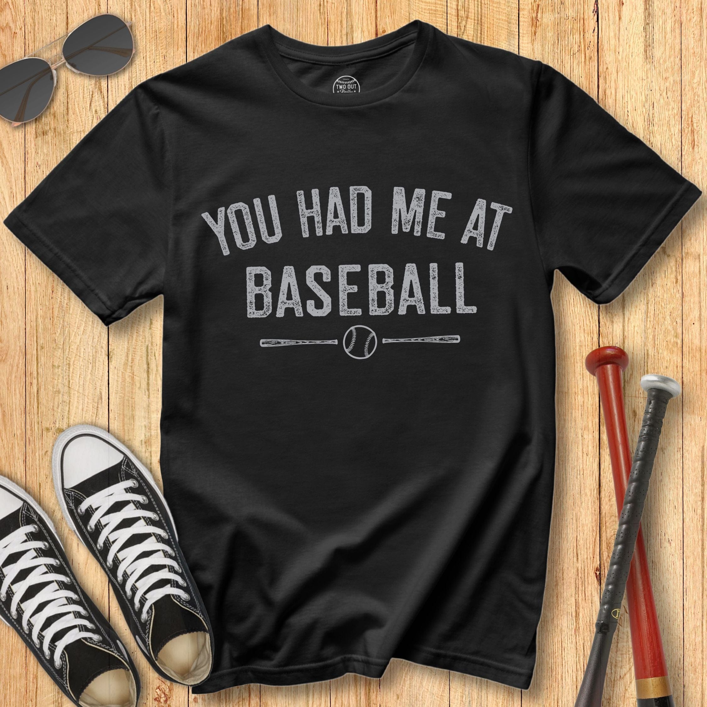 Had Me at Baseball Stamp Tee