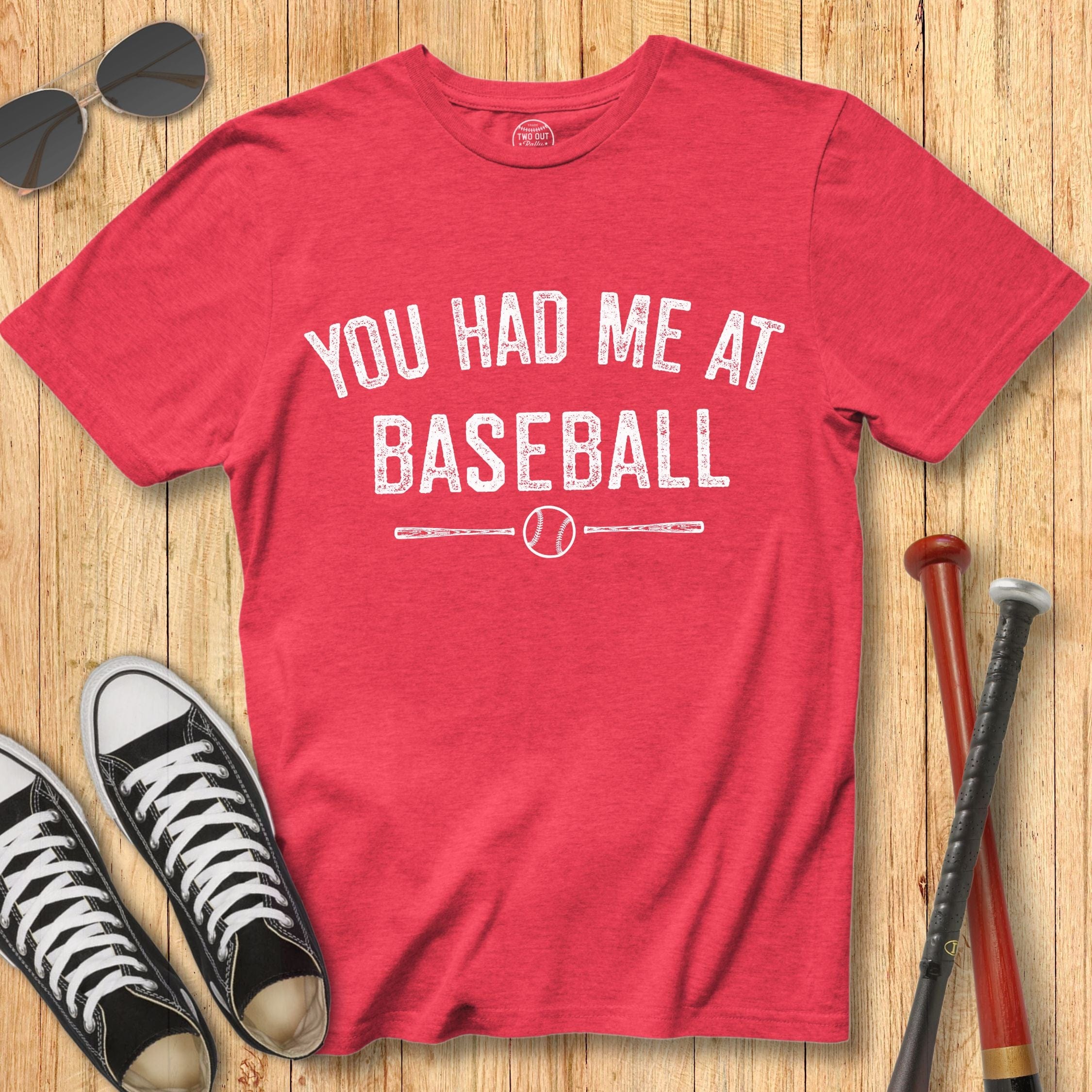 Had Me at Baseball Stamp Tee