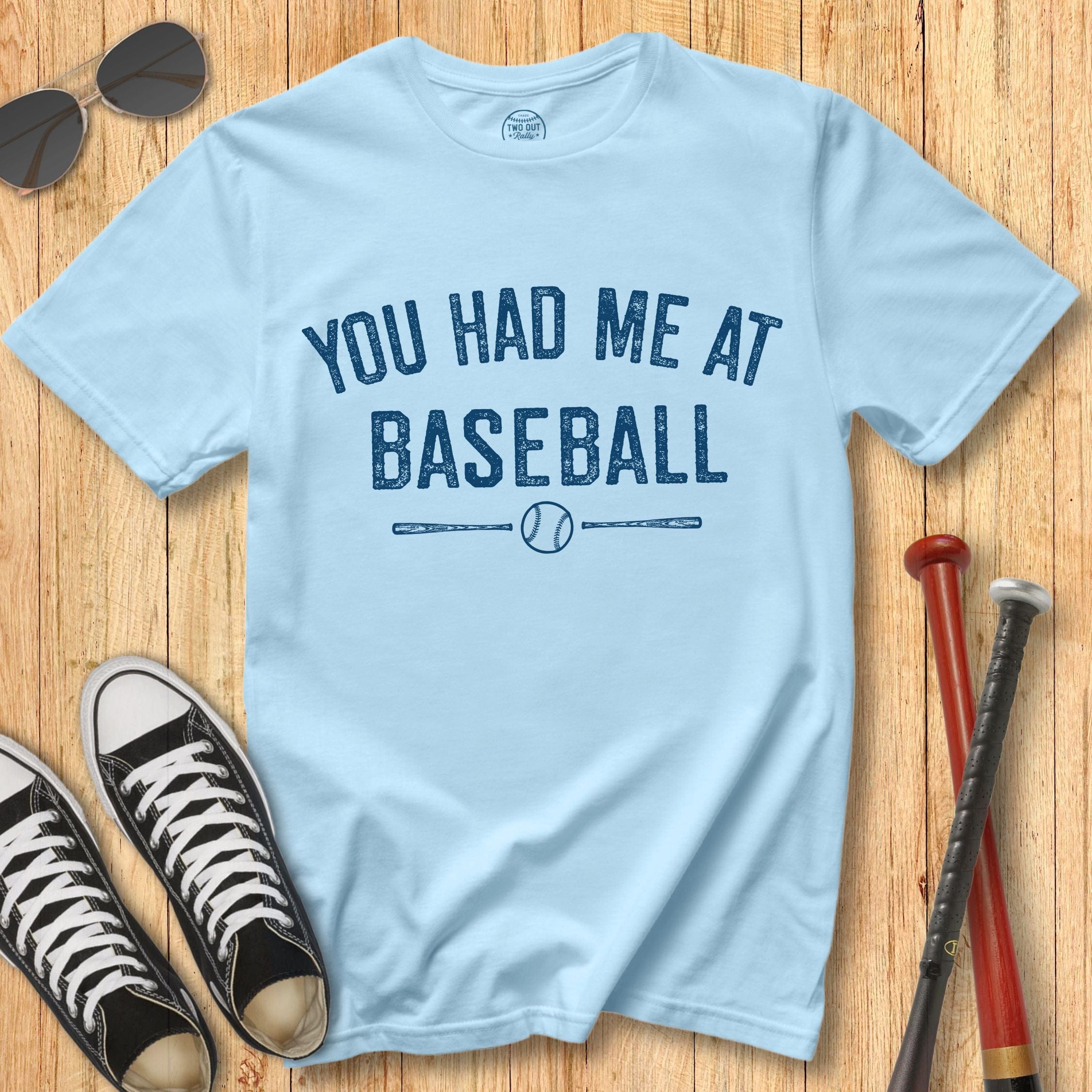 Had Me at Baseball Stamp Tee