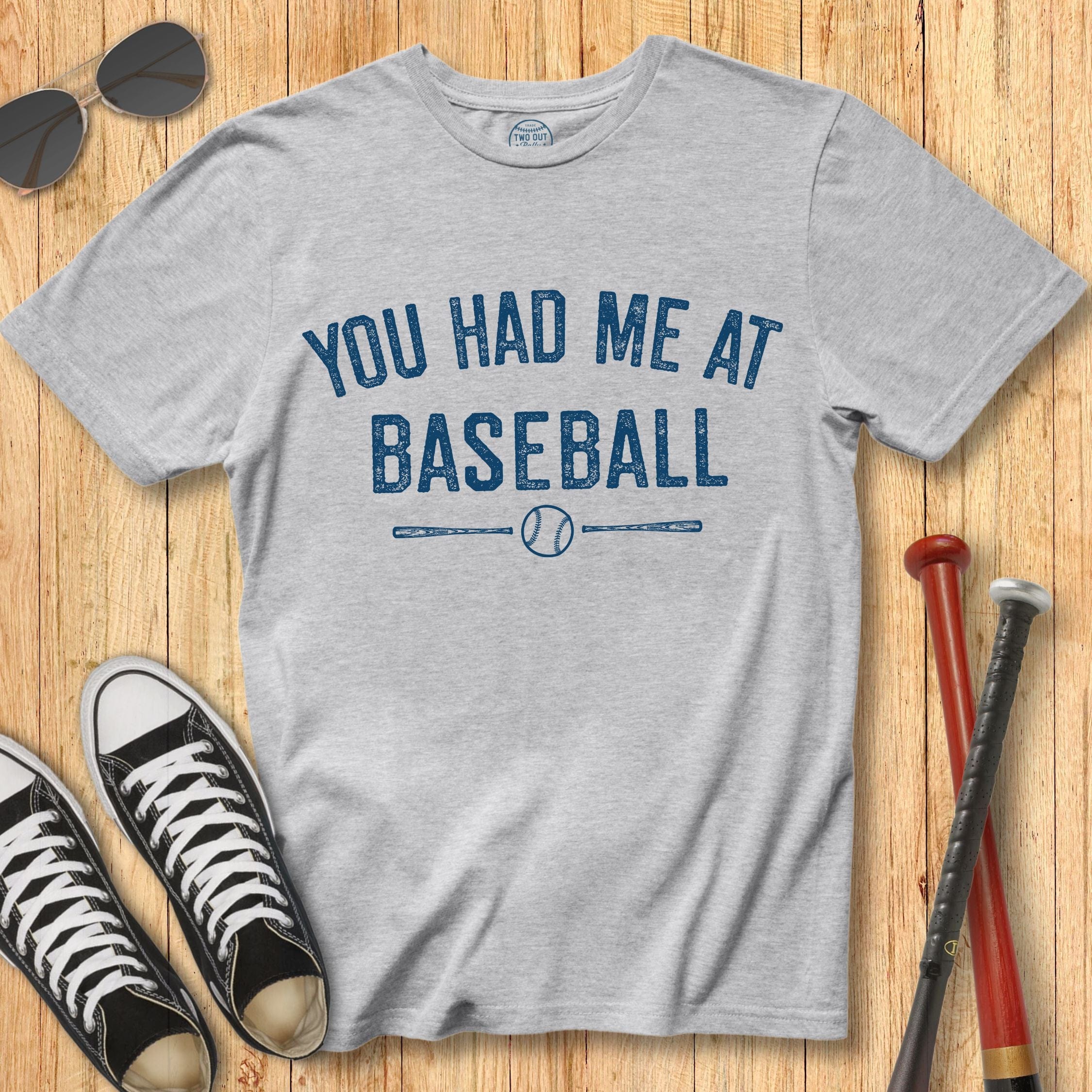 Had Me at Baseball Stamp Tee