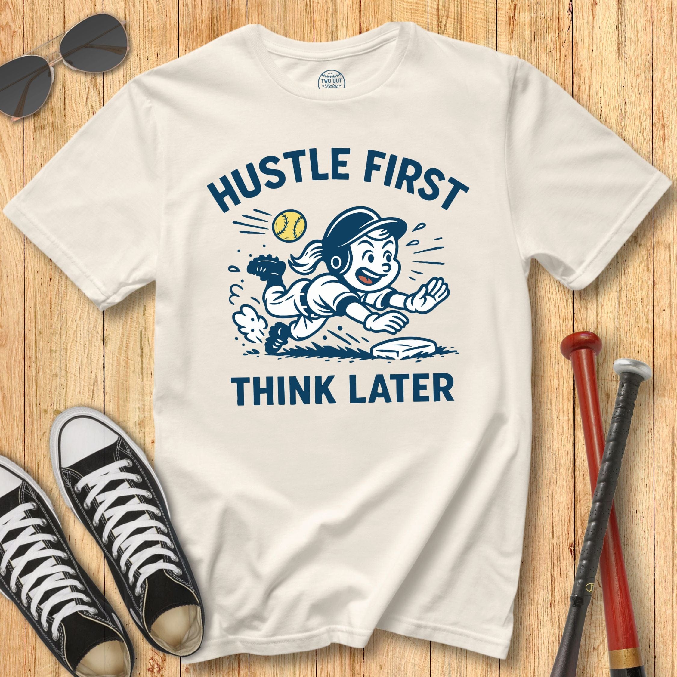 Hustle First Girl Mascot Tee