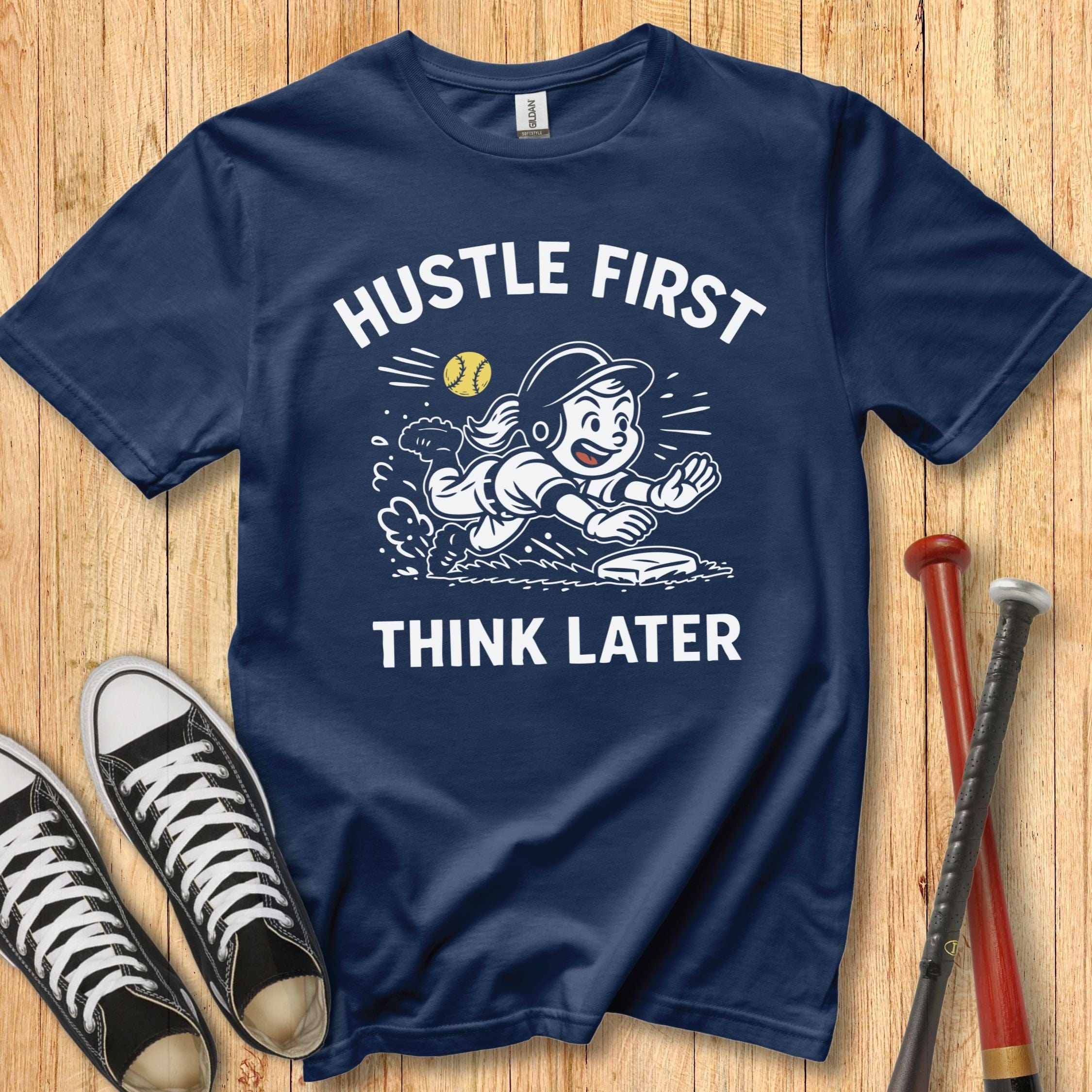 Hustle First Girl Mascot Youth Tee