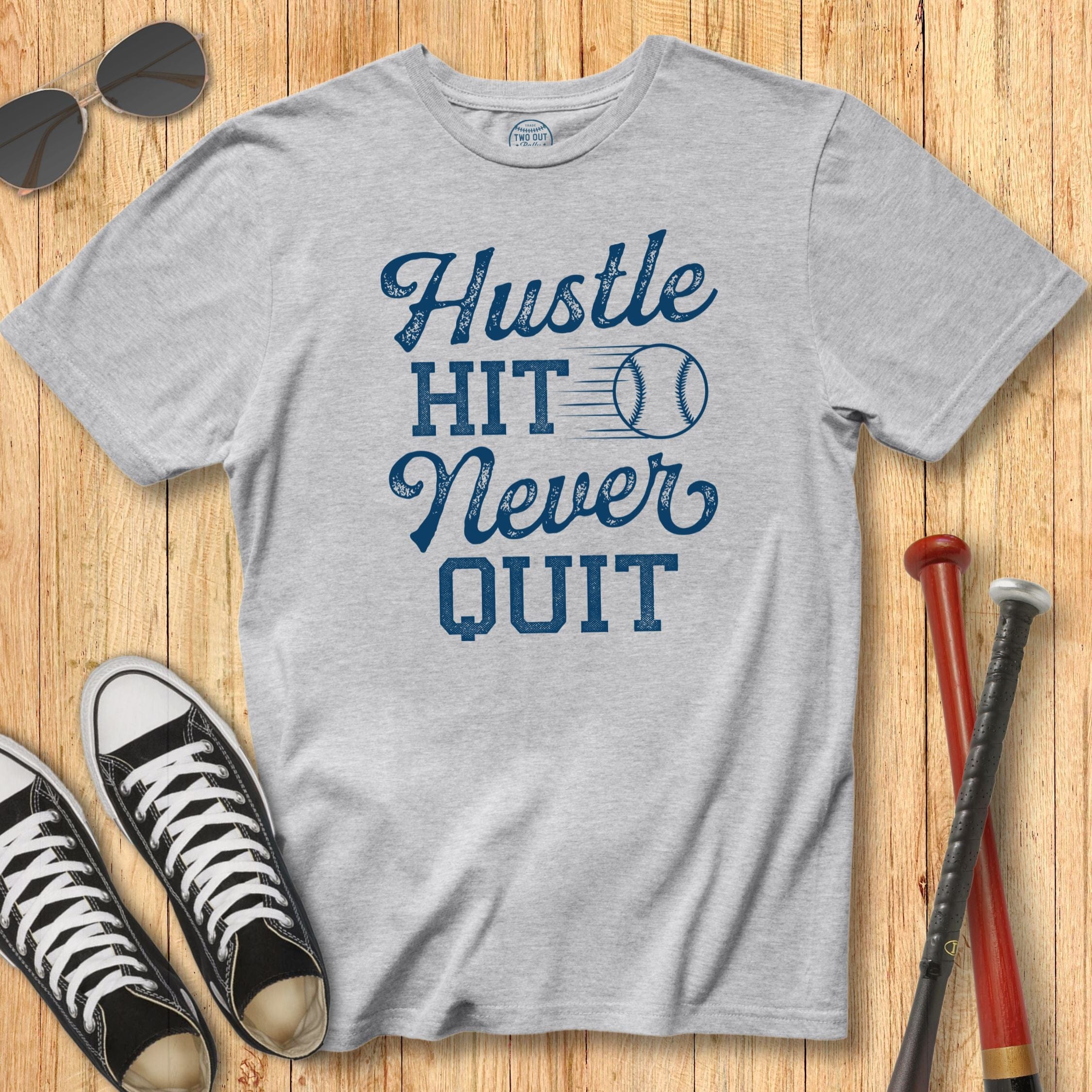 Hustle Hit Block Tee