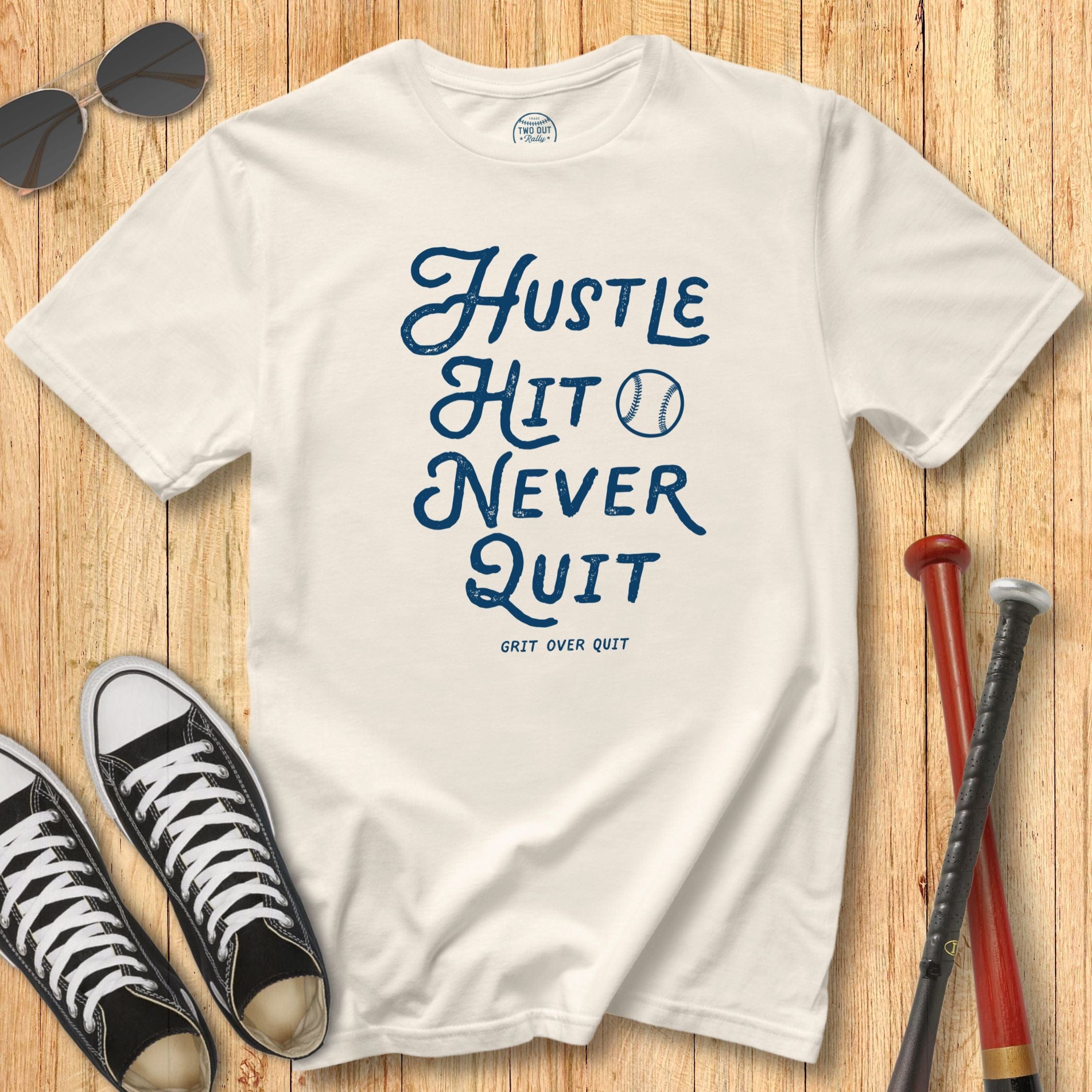Hustle Hit Vintage Script - Classic Tee