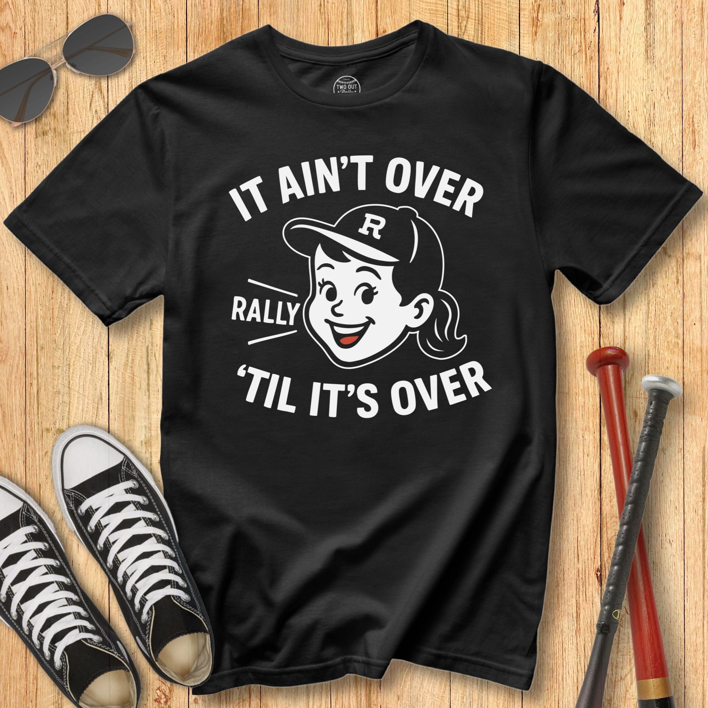 It Ain't Over Girl Mascot Tee