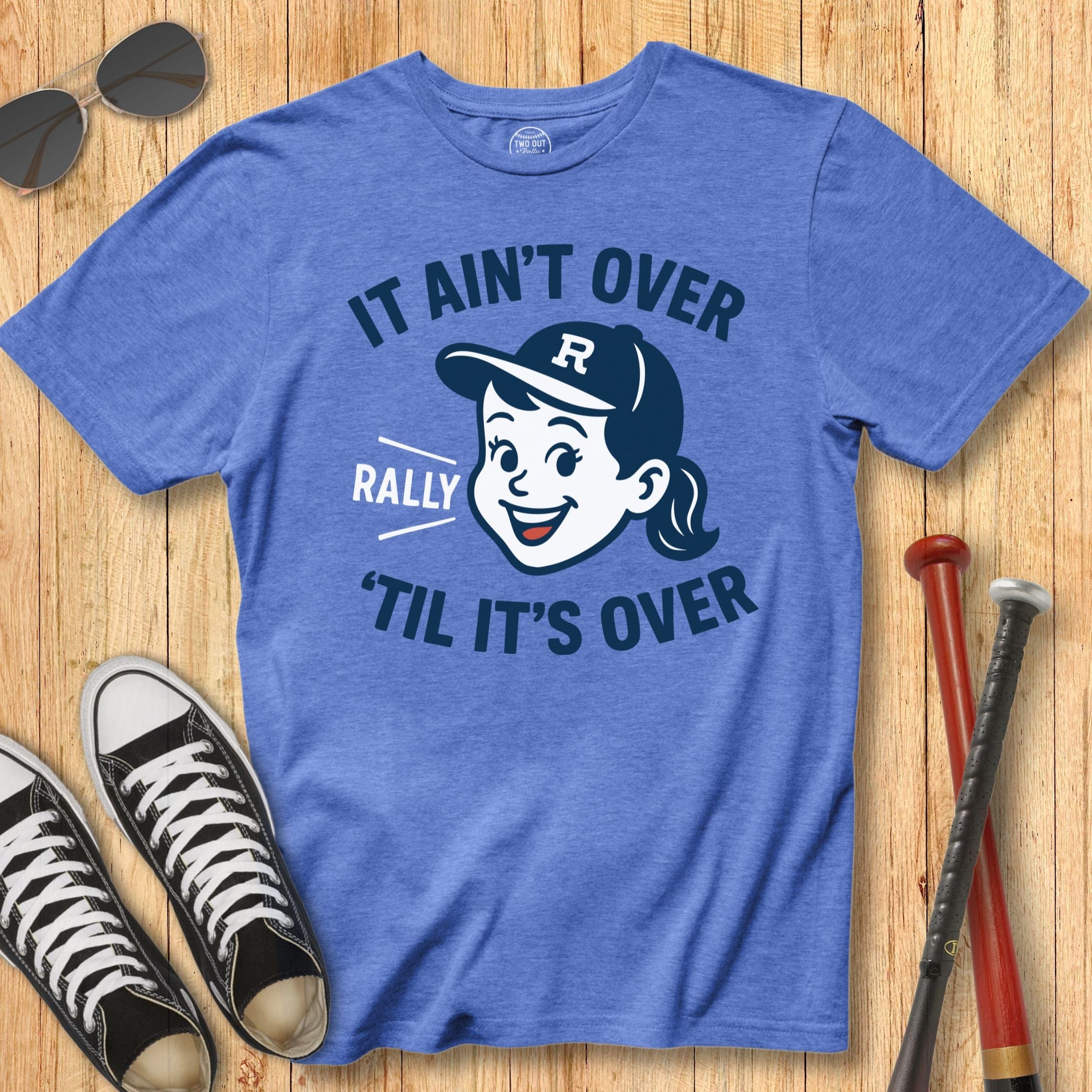 It Ain't Over Girl Mascot Tee