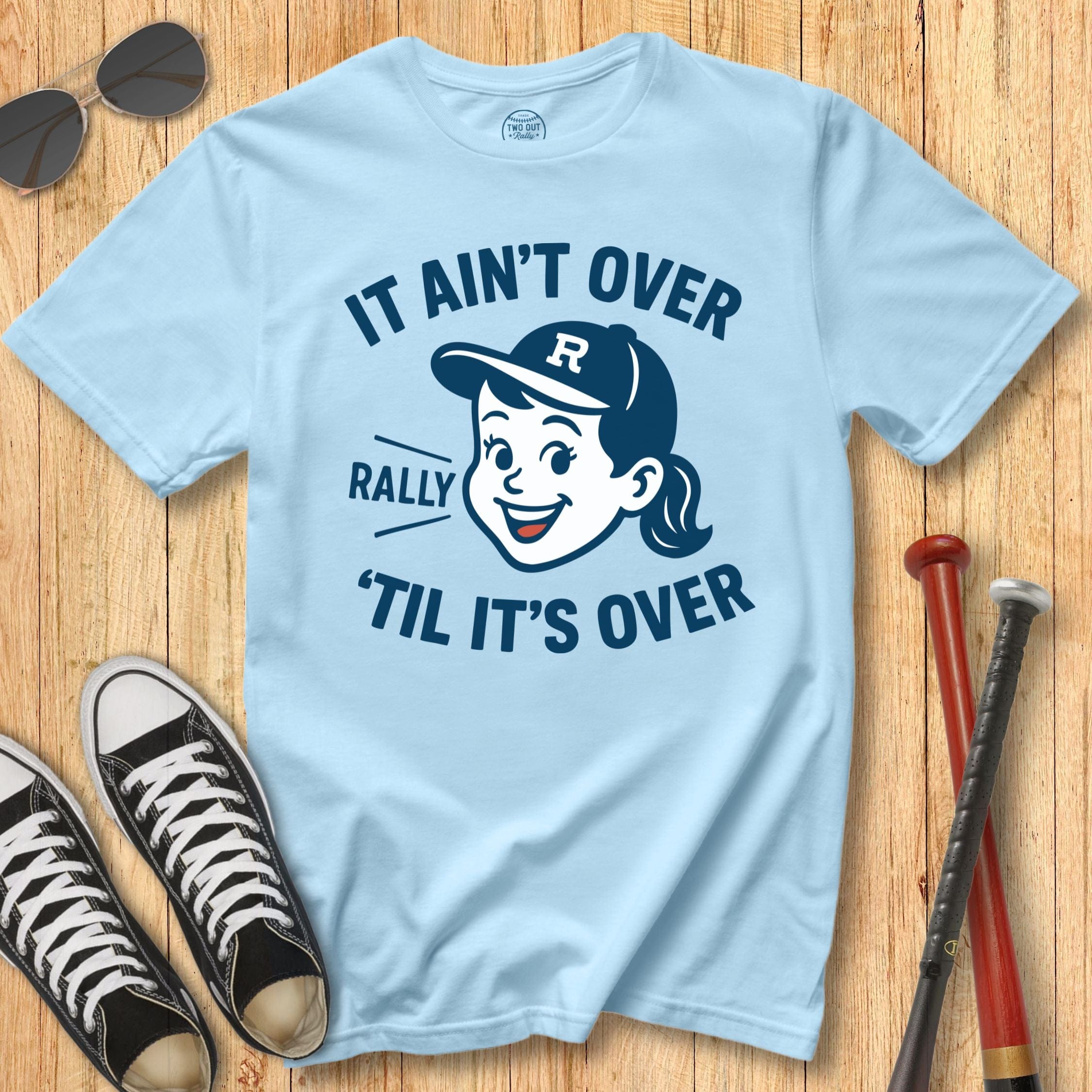 It Ain't Over Girl Mascot Tee