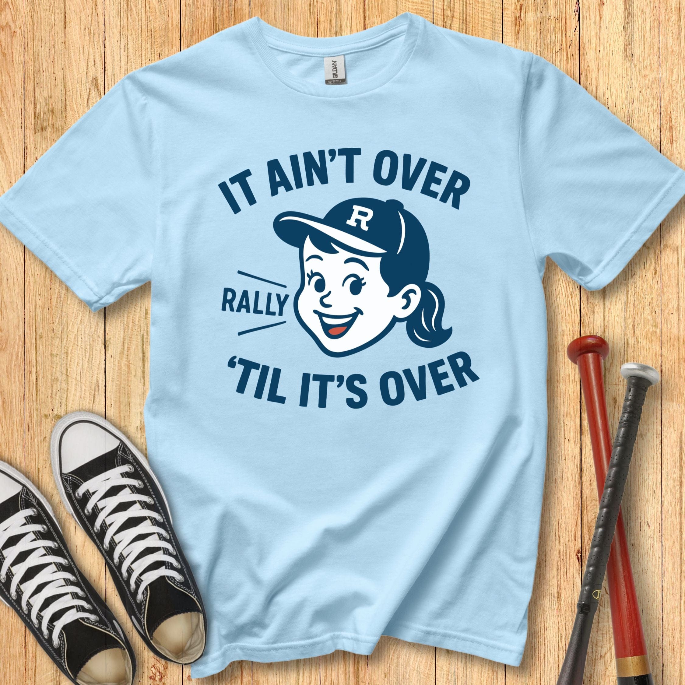 It Ain't Over Girl Mascot Youth Tee
